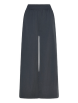 Rue De Tokyo - Prisila Crinkled Tencel - Plačios kelnės - Tamsiai mėlyna