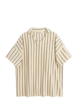Bongusta - Naram Collar Tee - Marškinėliai trumpomis rankovėmis - Kreminė spalva