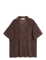 Bongusta - Naram Collar Tee - Marškinėliai trumpomis rankovėmis - Ruda