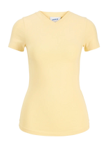 JJXX - Jxgigi Str Ss Vneck Tee Jrs Sn - Marškinėliai trumpomis rankovėmis - Geltona