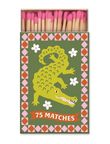 Paddywax - Tändstickor A Dopos Krokodil Rosa - 75 Tändstickor (9,6) - Apšvietimo priedas - Rožinė