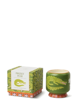 Paddywax - Doftljus Adopo Krokodil 226G Fikonkaktus - Kvapni žvakė - Žalia