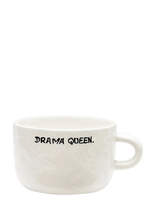 Anna + Nina - Drama Queen Cappuccino Mug - Kavos puodelis - Kreminė spalva