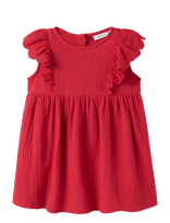 Name It - Nmfjulita Capsl Dress - Suknelė trumpomis rankovėmis - Raudona