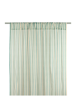 NOBODINOZ - Sheer Coton Voile Curtain Wendy - Ilgos užuolaidos - Žalia