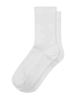 Organic Basics - Core Crew Rib Socks 3-Pack - Įprastos kojinės - Balta