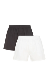 Organic Basics - Core Icon Boxer Shorts 2-Pack - Bokseriai - Marga / raštuota
