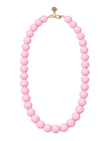 SNÖ Of Sweden - Bubble Big Neck 40 G/Light Pink - 40Cm - Perlų vėriniai - Rožinė