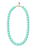 SNÖ Of Sweden - Bubble Big Neck 40 G/Light Green - 40Cm - Perlų vėriniai - Mėlyna
