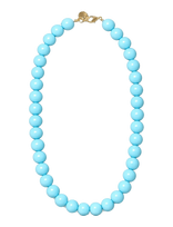 SNÖ Of Sweden - Bubble Big Neck 40 G/Light Blue - 40Cm - Perlų vėriniai - Mėlyna