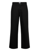 ONLY & SONS - Onsbob Loose Cot Lin 0007 Pant Noos - Lininės kelnės - Juoda