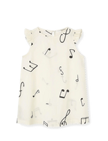 THE ANIMALS OBSERVATORY - Firefly Kid Dress White Tree - Suknelė trumpomis rankovėmis - Balta