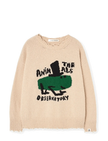 THE ANIMALS OBSERVATORY - Gollie Kid Sweater Soft Brown - Megztinis - Smėlio