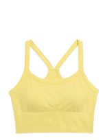 STRONGER - Seamless Contour Tank Top - Sportinė liemenė - Geltona