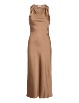 ROUGE EDIT - Roushyras S/L Midi Dress/2 - Iki kelių ir midi suknelės - Ruda