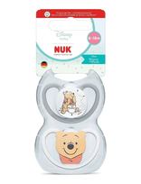 NUK - Perfect Match Air Winnie The Pooh, Size 6-18 Months - Čiulptukas - Pilka