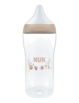 NUK - Perfect Match Bottle 360 Ml, Monkey - Kūdikių buteliukas - Ruda