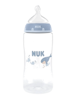 NUK - First Choice Bottle 300 Ml, Whale - Kūdikių buteliukas - Mėlyna
