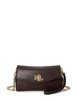 Lauren Ralph Lauren - Soft Nappa-Trn Wrst Crs-Woc-Lrg - Piniginė - Ruda
