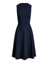 Lauren Ralph Lauren - Ponte Sleeveless Dress - Iki kelių ir midi suknelės - Tamsiai mėlyna
