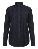 Lauren Ralph Lauren - Classic Fit Denim Shirt - Džinsiniai marškiniai - Tamsiai mėlyna