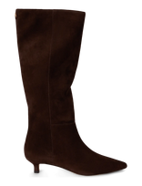Lauren Ralph Lauren - Francesca Sheep-Suede Tall Boot Heel - Ilgaauliai batai - Ruda