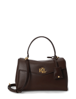 Lauren Ralph Lauren - Nappa Leather Small Farrah Soft Satchel - Rankinė - Ruda