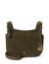 Lauren Ralph Lauren - Suede Medium Marcy Crossbody Bag - Rankinė per petį - Žalia