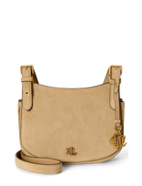 Lauren Ralph Lauren - Suede Medium Marcy Crossbody Bag - Rankinė per petį - Smėlio