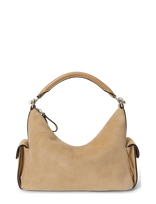 Lauren Ralph Lauren - Suede Small Blaike Shoulder Bag - Rankinė - Smėlio
