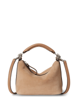 Lauren Ralph Lauren - Suede Mini Blaike Shoulder Bag - Rankinė - Smėlio
