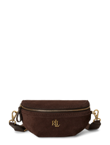 Lauren Ralph Lauren - Perforated Suede Marcy Belt Bag - Rankinė ant juosmens - Ruda
