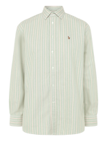 Polo Ralph Lauren - Relaxed Fit Cotton Oxford Shirt - Marškinėliai ilgomis rankovėmis - Žalia