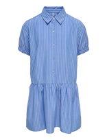 Kids Only - Kogcosmo Ss Shirt Dress Wvn - Suknelė trumpomis rankovėmis - Mėlyna