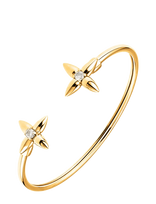 By Jolima - Valencia C Shape Bangle - Apyrankė - Aukso
