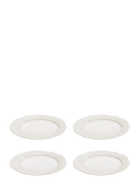 Serax - Plate L White Silhouette Set/4 - Vakarienės lėkštės - Balta