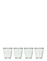 Serax - Glass 02 Transparent Gigi Set/4 - Stiklinė vandeniui - Žalia