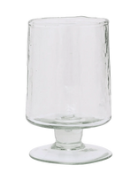 Urban Nature Culture - Urban Nature Culture Wine Glass Hammered Transparent - Raudonojo vyno taurės - Nude