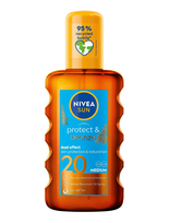 Nivea - Protect & Bronze Oil Spray Spf 20 - Kūno priežiūros priemonė - Nude