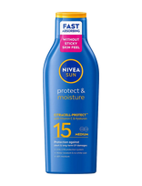 Nivea - Protect & Moisture Sun Lotion Spf 15 - Kūno priežiūros priemonė - Nude