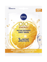 Nivea - Q10 Anti-Wrinkle Energy Sheet Mask - Lakštinė kaukė - Nude
