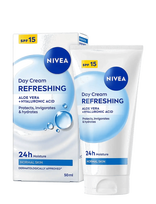 Nivea - Refreshing Day Cream - Dieninis veido kremas - Nude