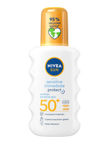 Nivea - Sensitive Immediate Protect Soothing Spray Spf 50+ - Kūno priežiūros priemonė - Nude