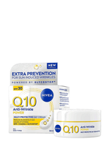 Nivea - Q10 Anti-Wrinkle Power Multi Protective Day Cream - Dieninis veido kremas - Nude