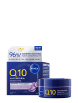 Nivea - Q10 Anti-Wrinkle Sensitive Soothing Night Cream - Naktinis kremas - Nude