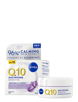Nivea - Q10 Anti-Wrinkle Sensitive Soothing Day Cream - Dieninis veido kremas - Nude