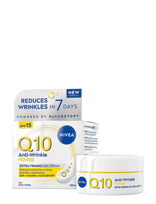 Nivea - Q10 Anti-Wrinkle Power Extra Firming Day Cream - Dieninis veido kremas - Nude
