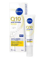 Nivea - Q10 Anti-Wrinkle Power Extra Firming Eye Cream - Paakių kremas - Nude