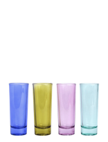 Here's How - Shotsglas I Blandade Färger The Gracie- Set Om 4 - Stiklinė - Marga / raštuota