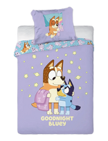 Bluey - Bed Linen Bluey 009 - 100X140, 40X45 Cm - Patalynės komplektas - Violetinė